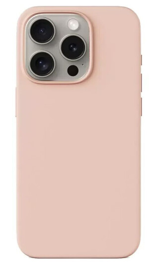 Epico iPhone 15 Epico Silikon Deksel - MagSafe Kompatibel - Rosa