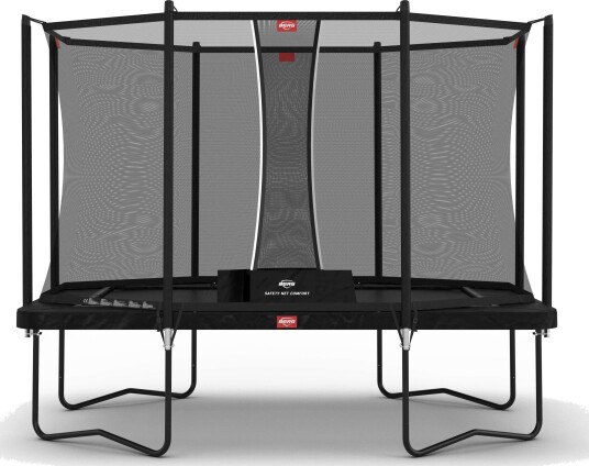 BERG Toys Berg Trampoline Ultim Favorit 330 Sort Med Sikkerhetsnett Comfort 330x220 cm Sort