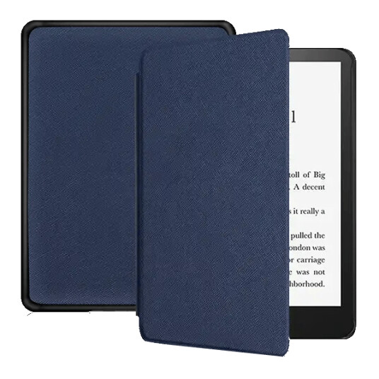 Smartdeksel for Amazon Kindle11 2022 6-toms - Marineblå