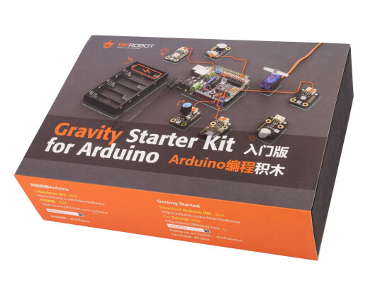 Arduino DfRobot Arduino Gravity startpakke for nybegynnere
