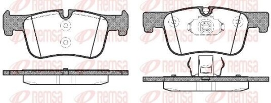 Bremseklosser REMSA 1478.00 Bremseklosser REMSA 1478.00