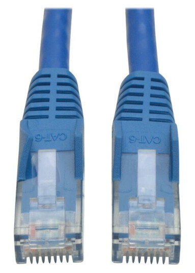 TRIPP LITE 5ft Cat6 Gigabit Snagless Molded Patch Cable RJ45 M/M Blue 5' 50 Bulk Pack - koblingskabel - 1.52 m - blå