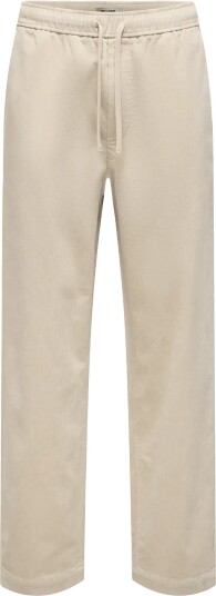 ONLY & SONS Onsfade Loose 0188 String Cord Pant Beige S