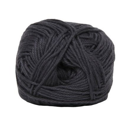 Hjertegarn Cotton nr. 8 Garn 79 Mørk grå