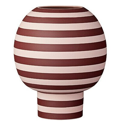 Aytm Varia Sculptural Vase Rose/Bordeaux Lampemesteren