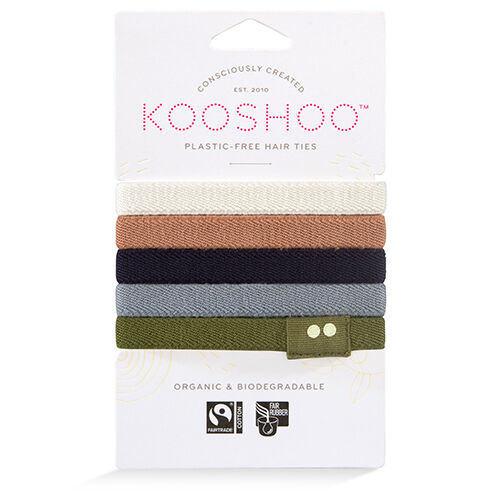 Kooshoo Hårelastikker Classic Plastikfri 5 Stk  r