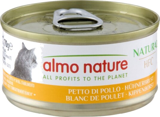 Almo Nature Våtfôr Hfc Natural Kyllingbryst 70G 6 X 70 G