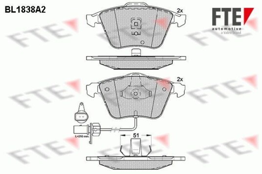 Bremseklosser FTE 9010414