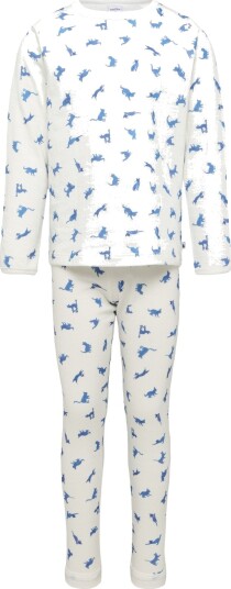 Petit Bateau Sf Pyjalong Cream 110
