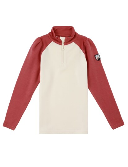 WoolLand Unstad Top Kids Burned Rose 146 152