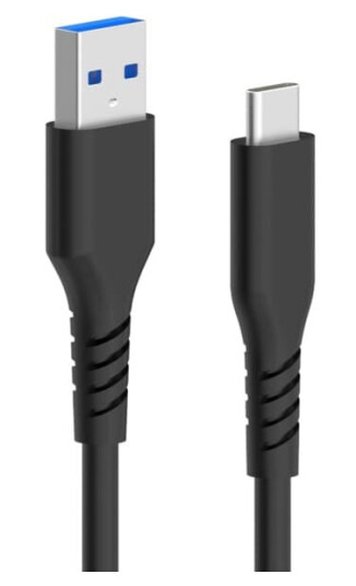 Linocell USB-A- til USB-C-kabel Svart 3 m