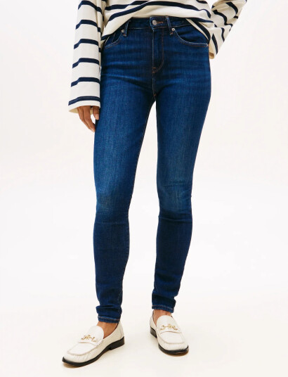 Tommy Hilfiger Nos Como Skinny Rw Dark Blue   Blue   24 x 30