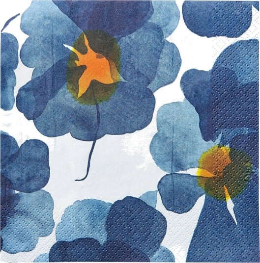 Marimekko by Havi Marimekko Napkin Valssi   Navy   24X24CM