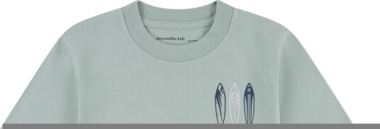 Abercrombie Surfs Up Tee Silt Green (13 14 år (158/164))