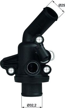 Termostat MAHLE ORIGINAL TI 11 87 Termostat MAHLE ORIGINAL TI 11 87