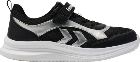 Hummel Sko Glow Black Hummel 25 Sko Hvit Svart Sølv