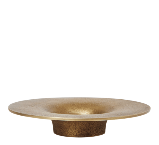 Ferm Living Soothe Blokklysestake Ø16 cm Messingfinish Ferm Living Soothe Blokklysestake Ø16 cm Messingfinish