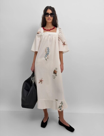 RODEBJER Rodebjer Salem Duchess Cream XL RODEBJER Rodebjer Salem Duchess Cream XL