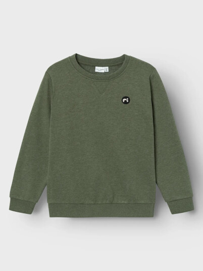Name It Vimo Long Sleeve Sweat Bru Grønn 146/152