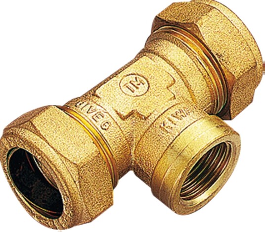 Fonta T-Rør M/Muffe 15mm X 1/2" X 15mm Pex