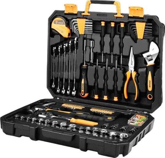 Deko Tools Verktøysett (128 Deler) Deko Tools Verktøysett (128 Deler)