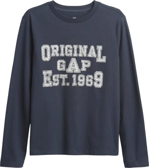 GAP Logo Graphic T Shirt From The Gap Collection   VINTAGE NAVY   116/122