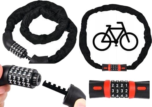 LeanToys sykkellås sperre kodelås nummerkode