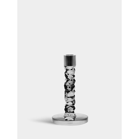 Orrefors Carat Lysestake 18,3 cm Antrasitt i Glass Orrefors Carat Lysestake 18,3 cm Antrasitt i Glass