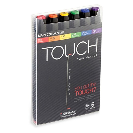 Touch Twin Marker 6-set Main Touch Twin Marker 6-set Main