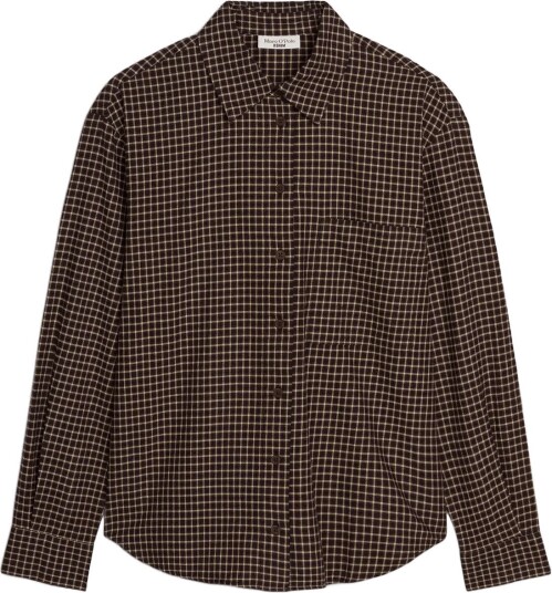Marc O"Polo Woven Blouses Longsleeve   BLACK_MULTI_01   M