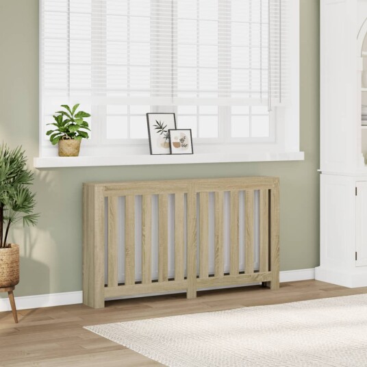 Radiatordeksel sonoma eik 149x20x82 cm konstruert tre Radiatordeksel sonoma eik 149x20x82 cm konstruert tre