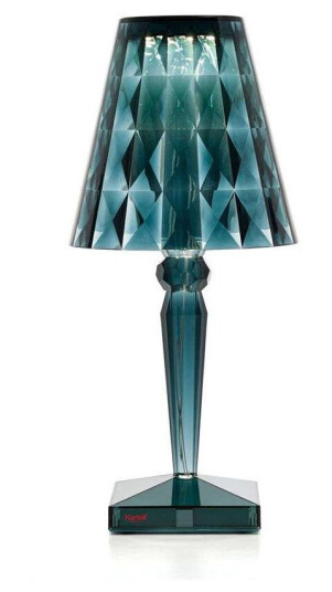 Kartell Big Battery ToGo Bordlampe IP54 Light Blue