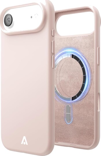 Alkaya Lucid MagSafe Silikondeksel for iPhone 17 Air Rosa