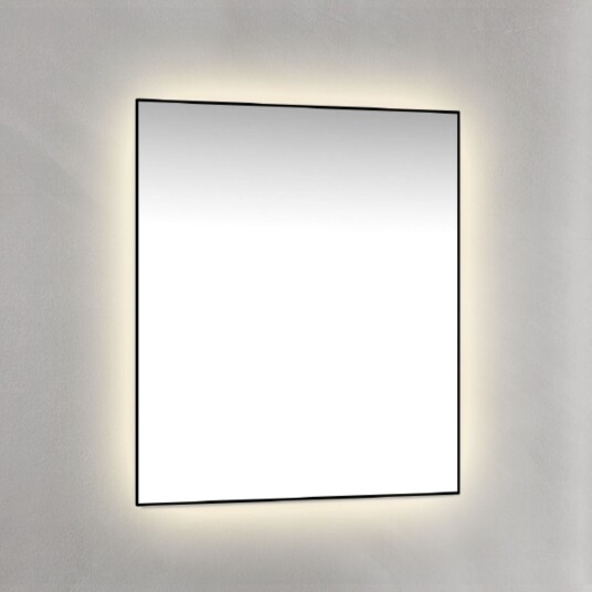 Macro Design Rammespeil   med Ambilight Svart / 60cm
