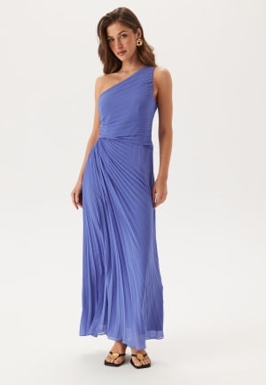 FOREVER NEW Mirabelle Pleated Asymm Maxi Dress Cornflower Blue 38(UK10) FOREVER NEW Mirabelle Pleated Asymm Maxi Dress Cornflower Blue 38(UK10)