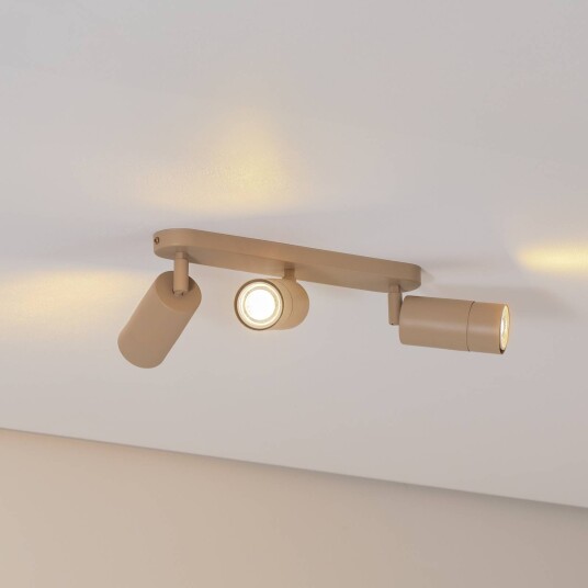 Luminex Link downlight beige lengde 33 cm 3 lyskilder.
