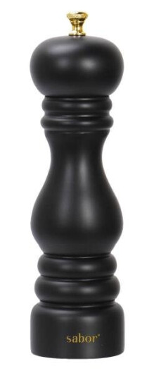 Sabor - Saltkvern 25 cm svart/messing Sabor - Saltkvern 25 cm svart/messing