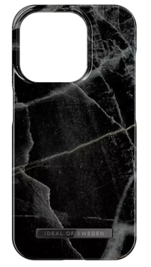 iDeal Of Sweden iPhone 15 Pro Fashion Deksel - MagSafe-Kompatibel - Black Thunder Marble