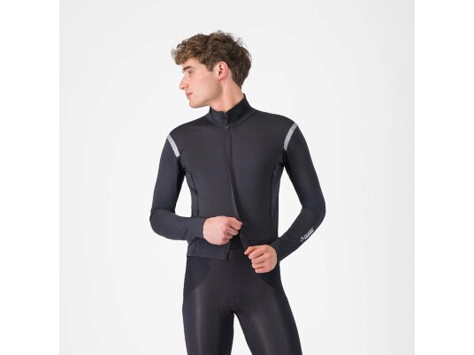 Castelli Perfetto RoS 3 sykkeljakke light black/silver reflex herre
