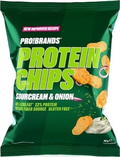 ProBrands Protein Chips Smak 50 g Sour Cream & Onion