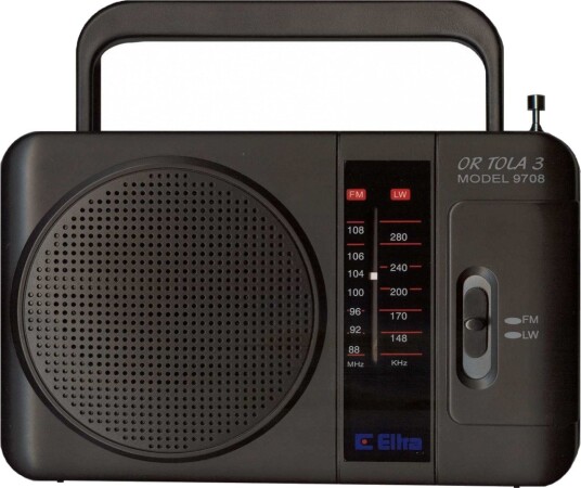 Eltra TOLA 3 FM-radio Svart
