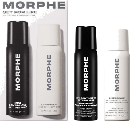 Morphe Set For Life Mini Continuous Setting Mist Duo