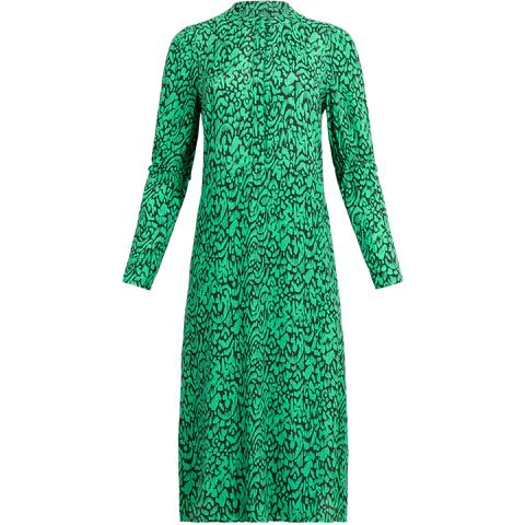 NORR Alana Dress Black/Green Print XS NORR Alana Dress Black/Green Print XS