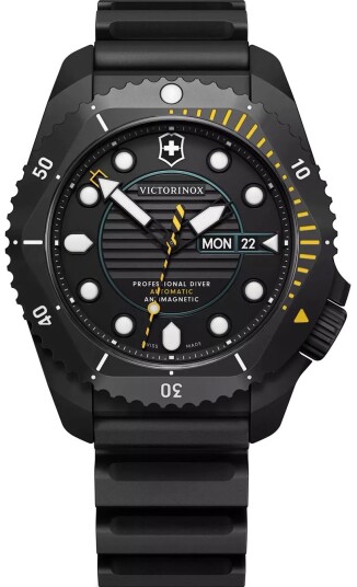 Victorinox Herreklokke 241997 Dive Pro Sort/Gummi Ø43 mm Victorinox Herreklokke 241997 Dive Pro Sort/Gummi Ø43 mm