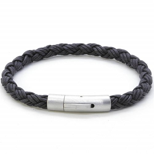 "Italy" læderflet armbånd.