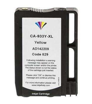 Wl Etterfylt HP 933XL, blekkpatron gul CA-933Y-XL