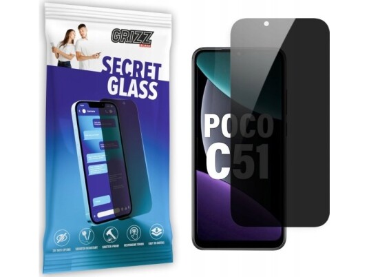 Grizzglass Personvernglass Grizzglass Secretglass Xiaomi Poco C51