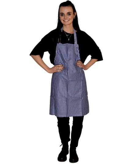 Oktoberfest Blått og Hvit Forkle Oktoberfest Blått og Hvit Forkle