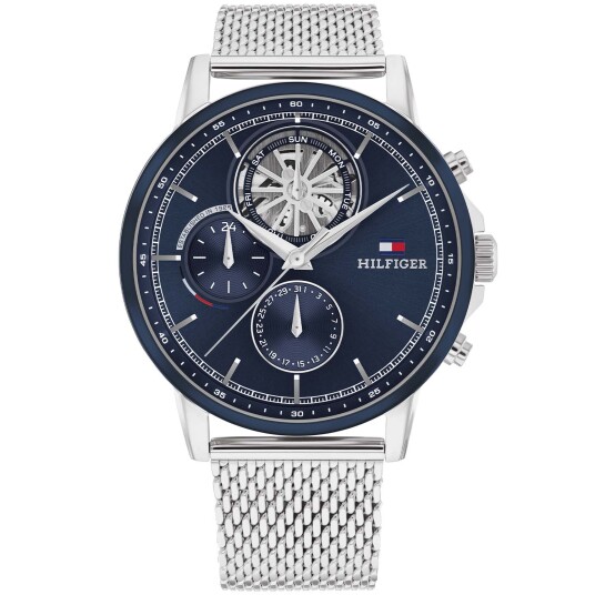 Tommy Hilfiger Stewart 1710609 - Herre - 44 mm - Analog - Kvarts urverk - Mineralglas Tommy Hilfiger Stewart 1710609 - Herre - 44 mm - Analog - Kvarts urverk - Mineralglas