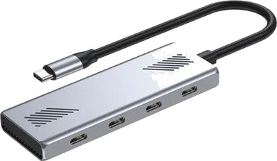 Gembird - Hub - 4 X Usb-C 3.2 Gen 2 - Stasjonær